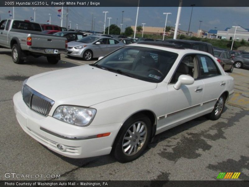 Powder White Pearl / Beige 2005 Hyundai XG350 L