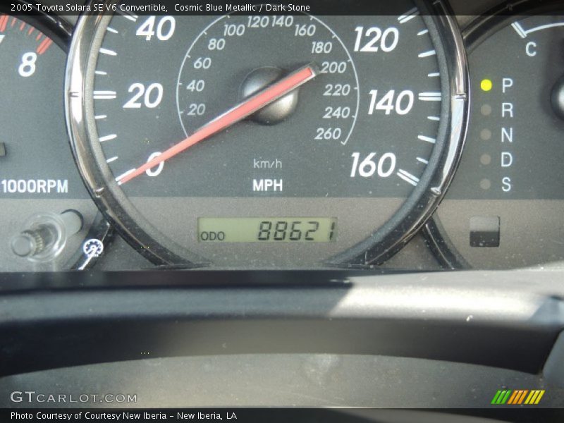 Cosmic Blue Metallic / Dark Stone 2005 Toyota Solara SE V6 Convertible