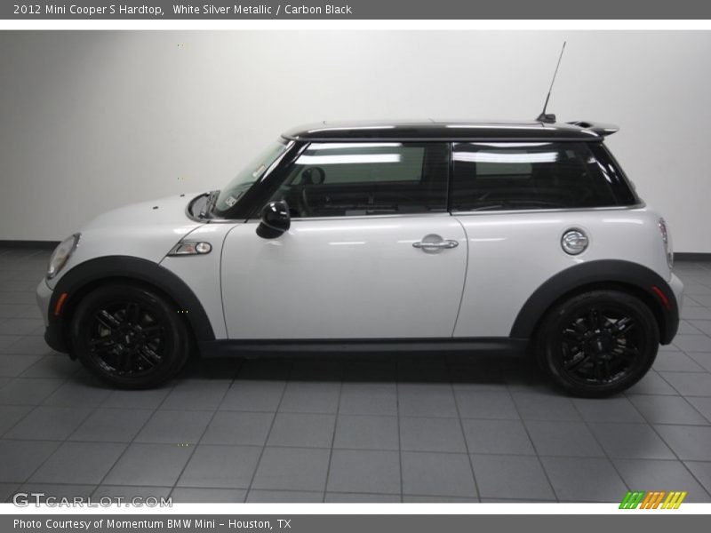 White Silver Metallic / Carbon Black 2012 Mini Cooper S Hardtop