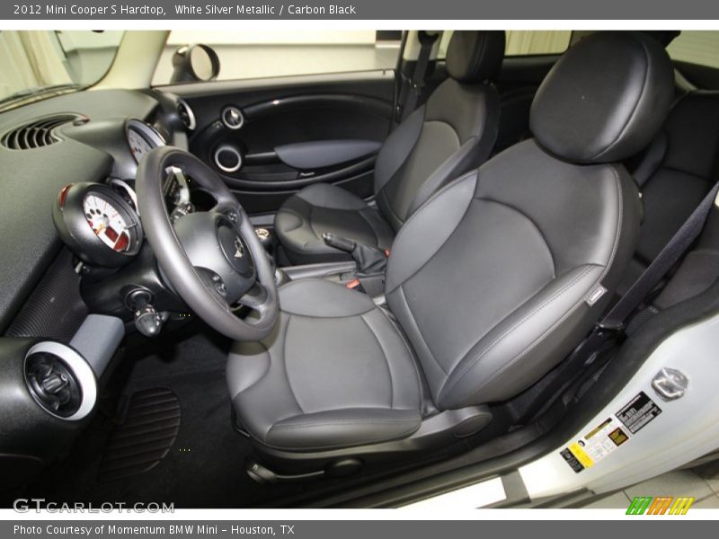 White Silver Metallic / Carbon Black 2012 Mini Cooper S Hardtop