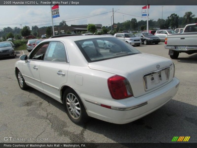 Powder White Pearl / Beige 2005 Hyundai XG350 L
