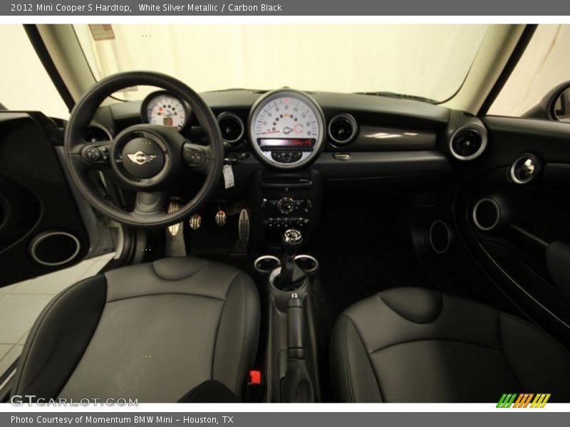White Silver Metallic / Carbon Black 2012 Mini Cooper S Hardtop