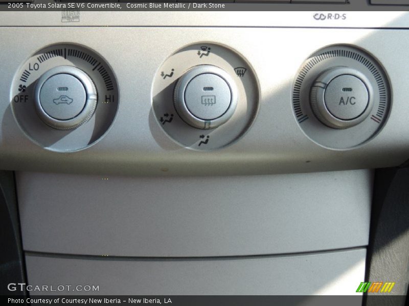 Cosmic Blue Metallic / Dark Stone 2005 Toyota Solara SE V6 Convertible