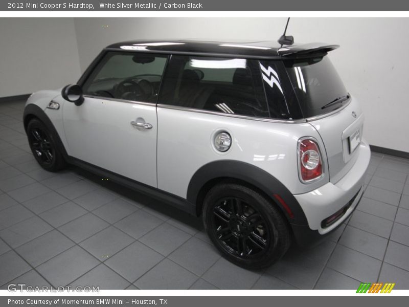 White Silver Metallic / Carbon Black 2012 Mini Cooper S Hardtop