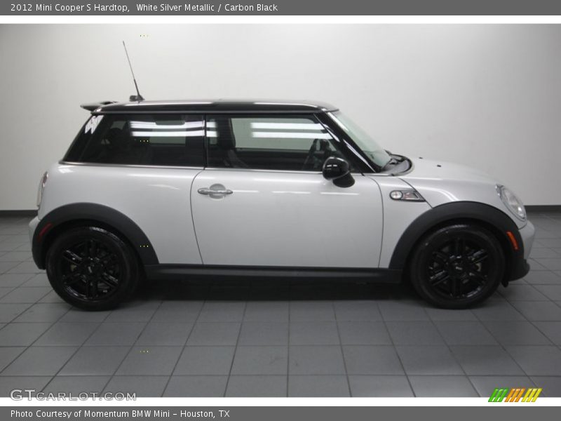 White Silver Metallic / Carbon Black 2012 Mini Cooper S Hardtop