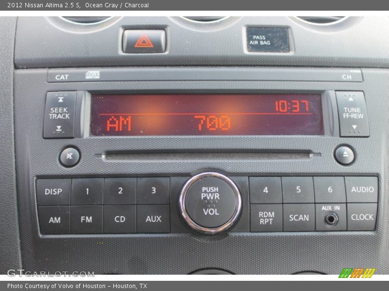 Ocean Gray / Charcoal 2012 Nissan Altima 2.5 S