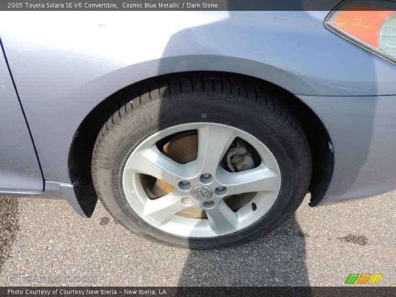 Cosmic Blue Metallic / Dark Stone 2005 Toyota Solara SE V6 Convertible