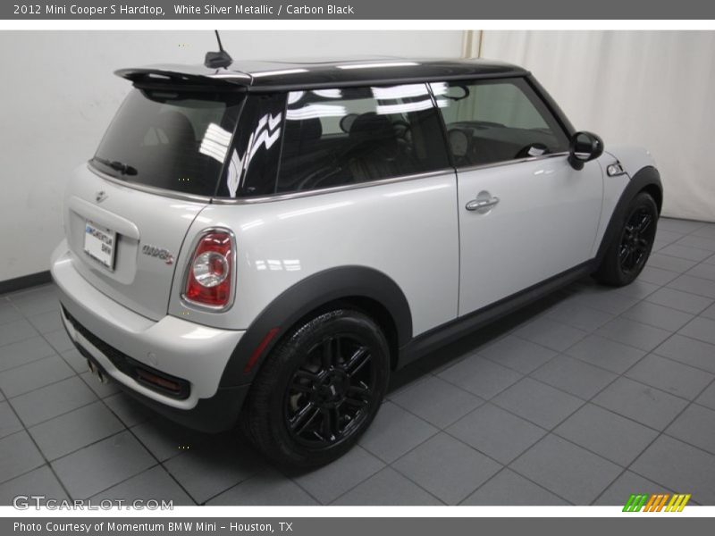 White Silver Metallic / Carbon Black 2012 Mini Cooper S Hardtop