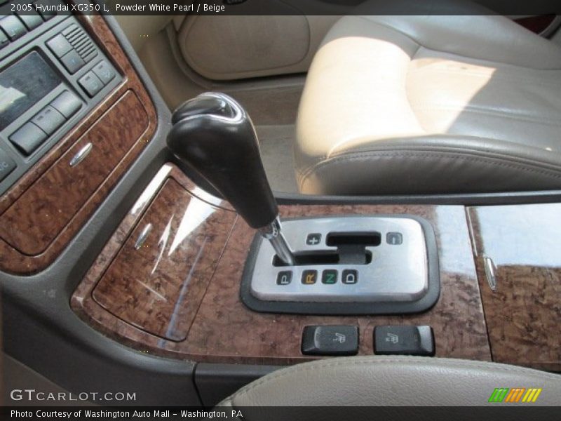 Powder White Pearl / Beige 2005 Hyundai XG350 L