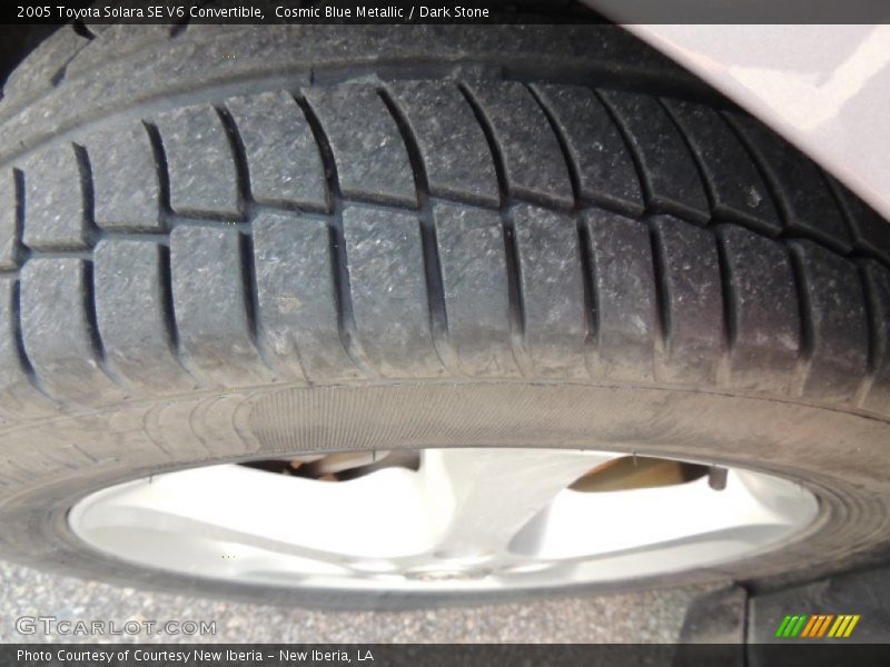 Cosmic Blue Metallic / Dark Stone 2005 Toyota Solara SE V6 Convertible