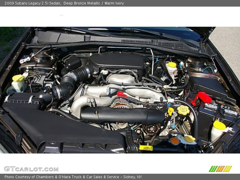 Deep Bronze Metallic / Warm Ivory 2009 Subaru Legacy 2.5i Sedan