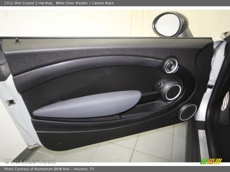 White Silver Metallic / Carbon Black 2012 Mini Cooper S Hardtop