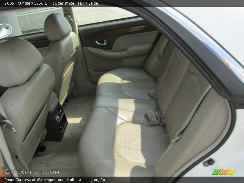 Powder White Pearl / Beige 2005 Hyundai XG350 L