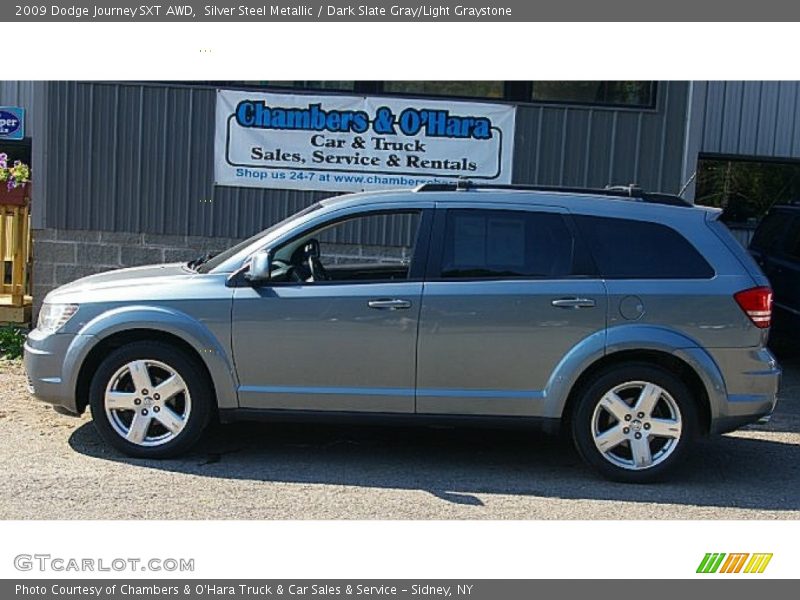 Silver Steel Metallic / Dark Slate Gray/Light Graystone 2009 Dodge Journey SXT AWD