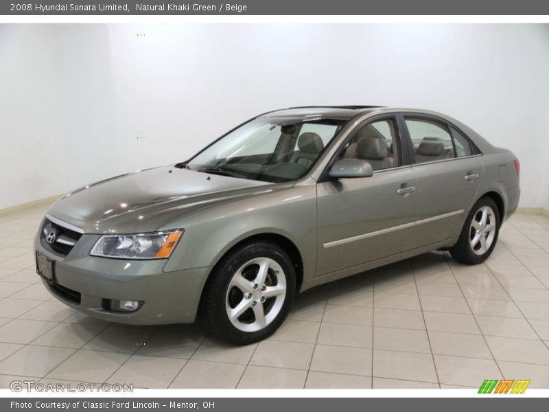 Natural Khaki Green / Beige 2008 Hyundai Sonata Limited