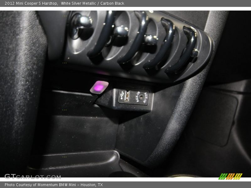 White Silver Metallic / Carbon Black 2012 Mini Cooper S Hardtop