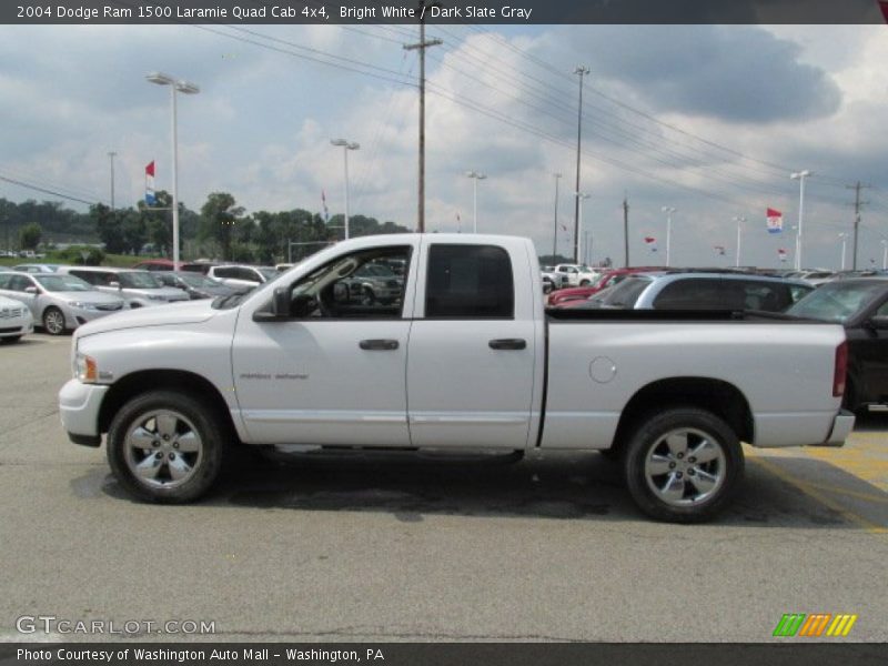 Bright White / Dark Slate Gray 2004 Dodge Ram 1500 Laramie Quad Cab 4x4