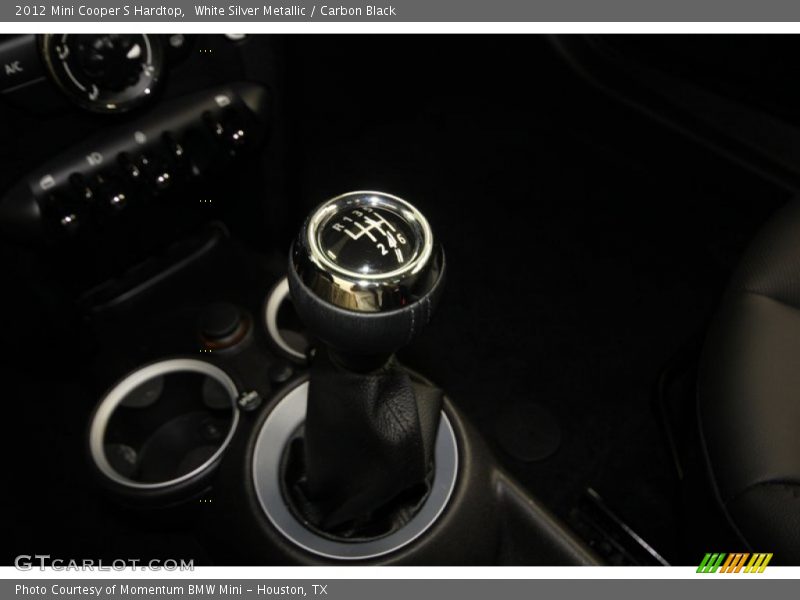White Silver Metallic / Carbon Black 2012 Mini Cooper S Hardtop