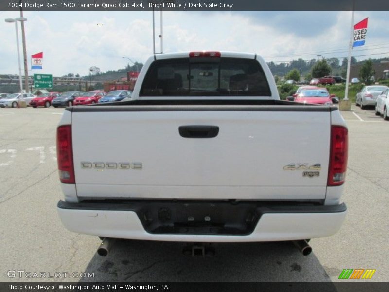 Bright White / Dark Slate Gray 2004 Dodge Ram 1500 Laramie Quad Cab 4x4