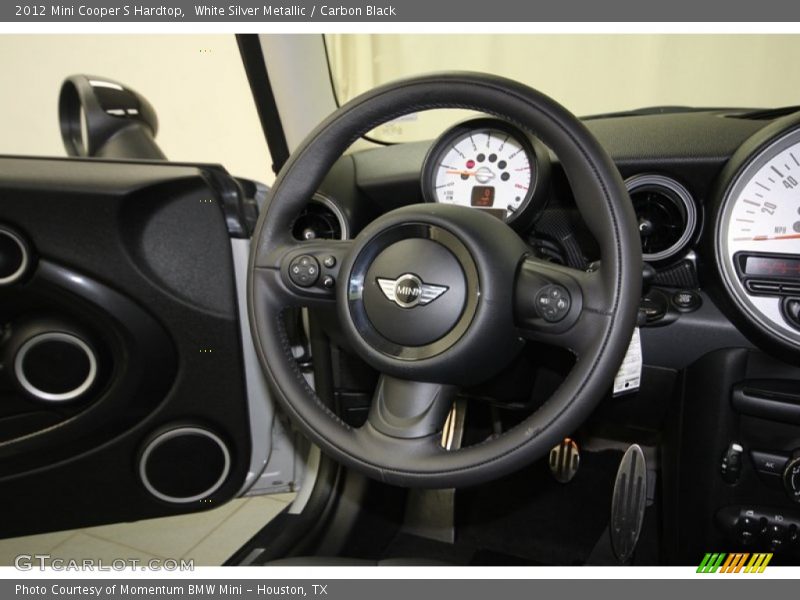 White Silver Metallic / Carbon Black 2012 Mini Cooper S Hardtop