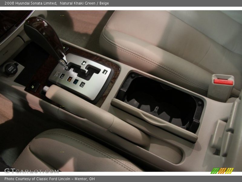 Natural Khaki Green / Beige 2008 Hyundai Sonata Limited