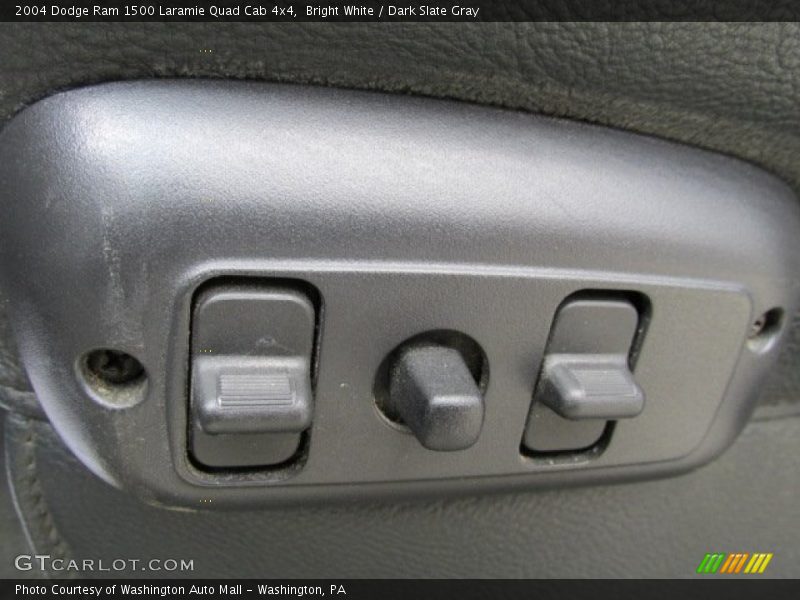Bright White / Dark Slate Gray 2004 Dodge Ram 1500 Laramie Quad Cab 4x4