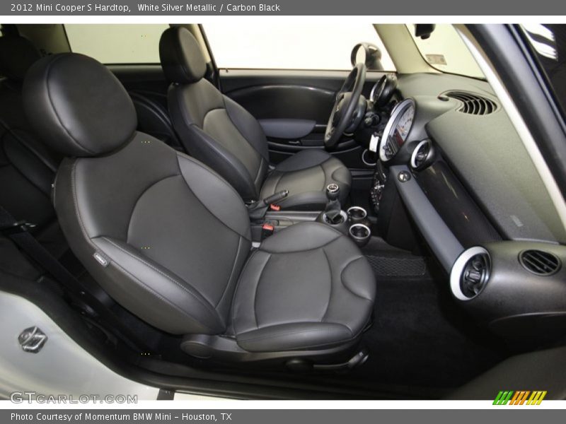 White Silver Metallic / Carbon Black 2012 Mini Cooper S Hardtop