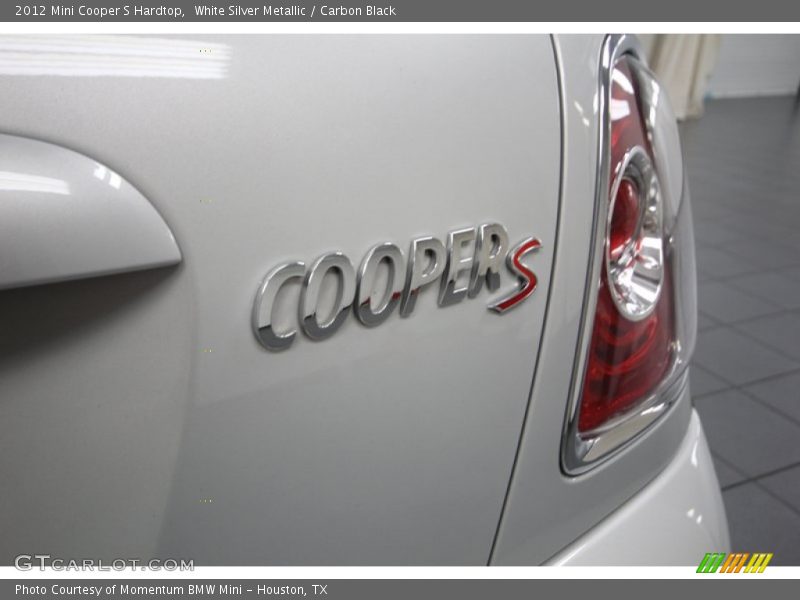 White Silver Metallic / Carbon Black 2012 Mini Cooper S Hardtop