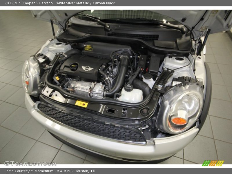 White Silver Metallic / Carbon Black 2012 Mini Cooper S Hardtop