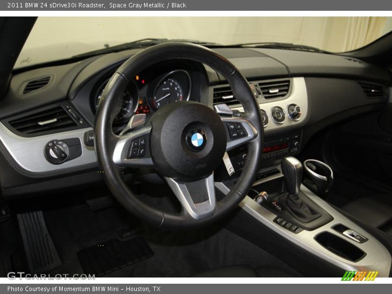 Space Gray Metallic / Black 2011 BMW Z4 sDrive30i Roadster