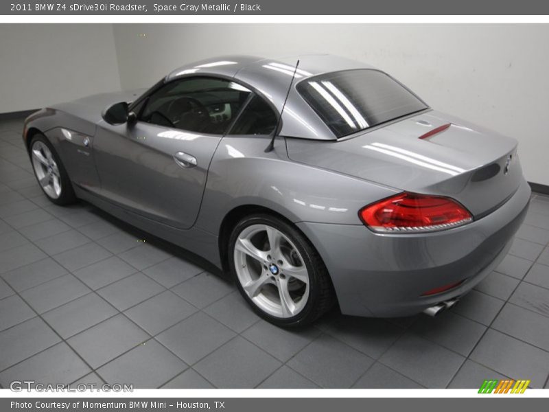 Space Gray Metallic / Black 2011 BMW Z4 sDrive30i Roadster