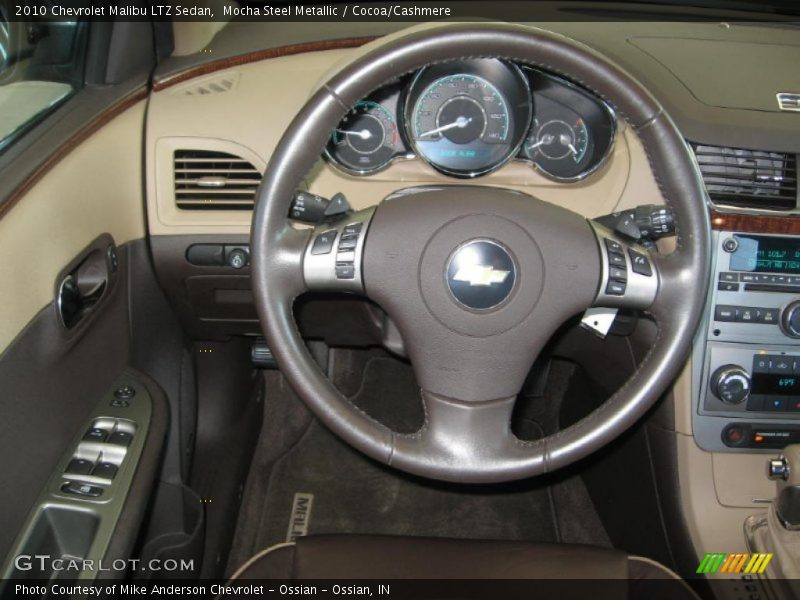 Mocha Steel Metallic / Cocoa/Cashmere 2010 Chevrolet Malibu LTZ Sedan