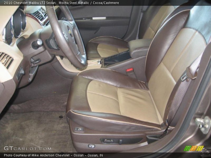 Mocha Steel Metallic / Cocoa/Cashmere 2010 Chevrolet Malibu LTZ Sedan