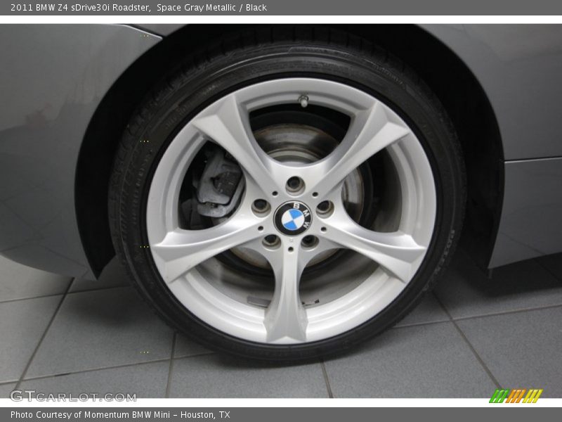 Space Gray Metallic / Black 2011 BMW Z4 sDrive30i Roadster