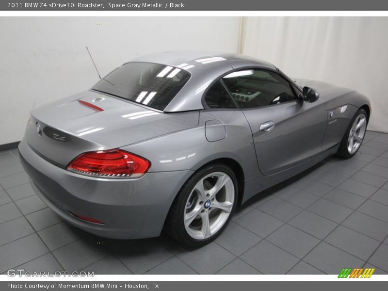 Space Gray Metallic / Black 2011 BMW Z4 sDrive30i Roadster
