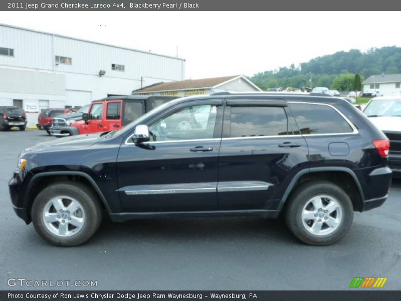Blackberry Pearl / Black 2011 Jeep Grand Cherokee Laredo 4x4