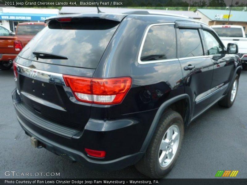 Blackberry Pearl / Black 2011 Jeep Grand Cherokee Laredo 4x4