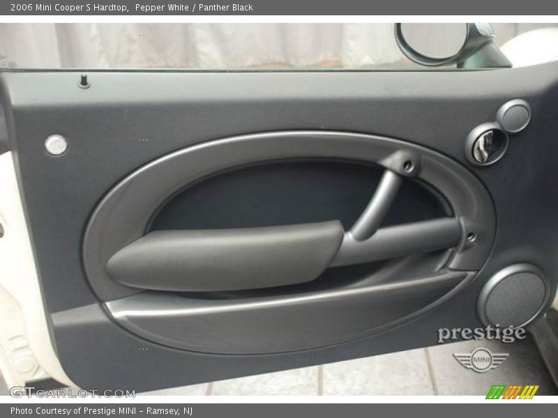 Pepper White / Panther Black 2006 Mini Cooper S Hardtop