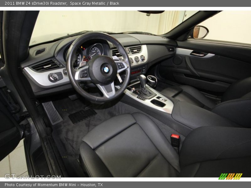 Space Gray Metallic / Black 2011 BMW Z4 sDrive30i Roadster