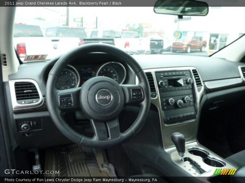 Blackberry Pearl / Black 2011 Jeep Grand Cherokee Laredo 4x4