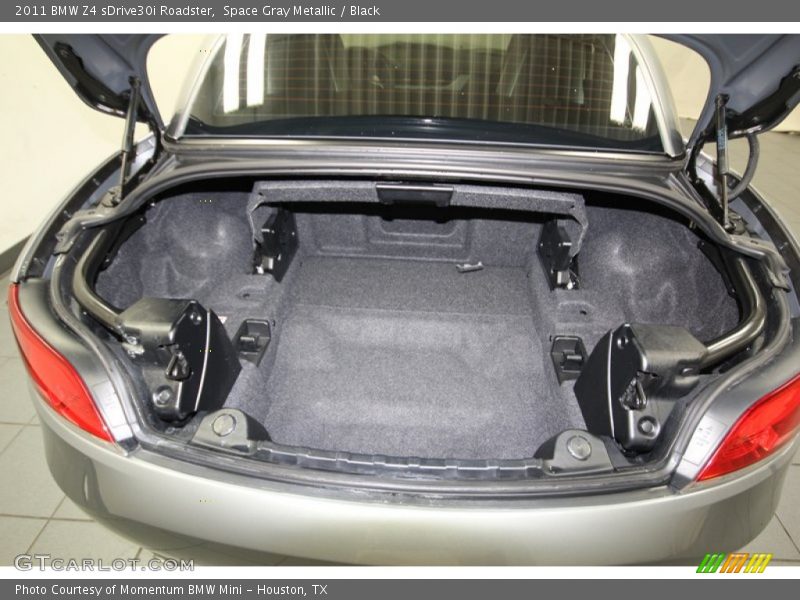 Space Gray Metallic / Black 2011 BMW Z4 sDrive30i Roadster
