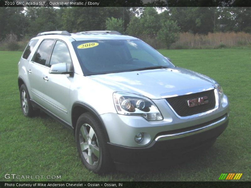 Quicksilver Metallic / Ebony 2010 GMC Acadia SLT