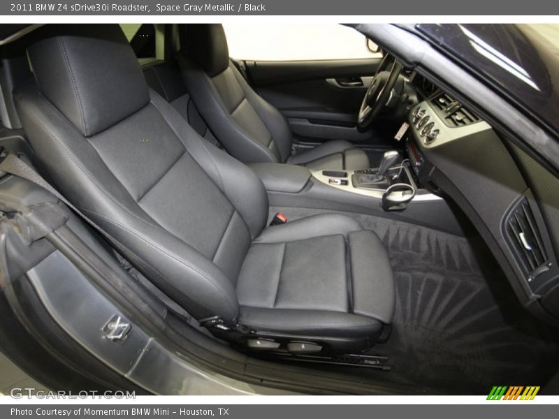 Space Gray Metallic / Black 2011 BMW Z4 sDrive30i Roadster