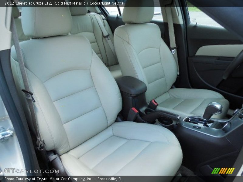 Gold Mist Metallic / Cocoa/Light Neutral 2012 Chevrolet Cruze LTZ
