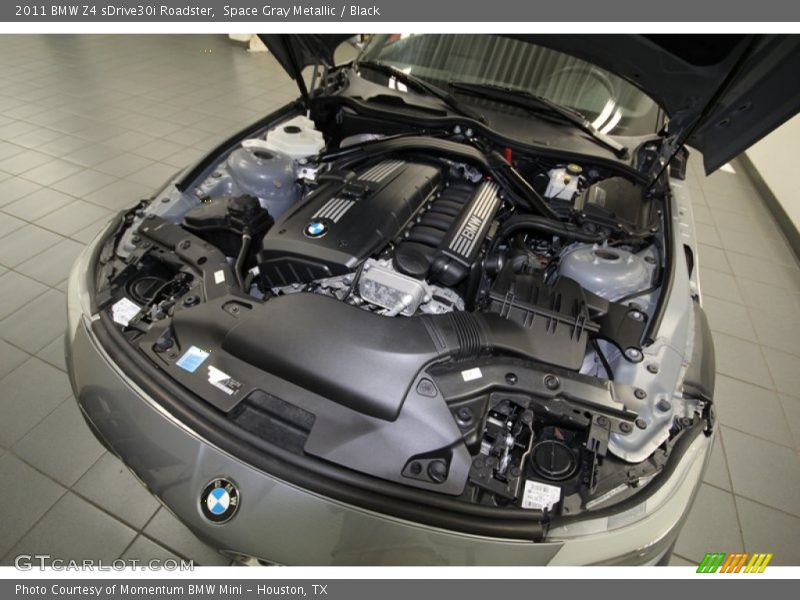 Space Gray Metallic / Black 2011 BMW Z4 sDrive30i Roadster