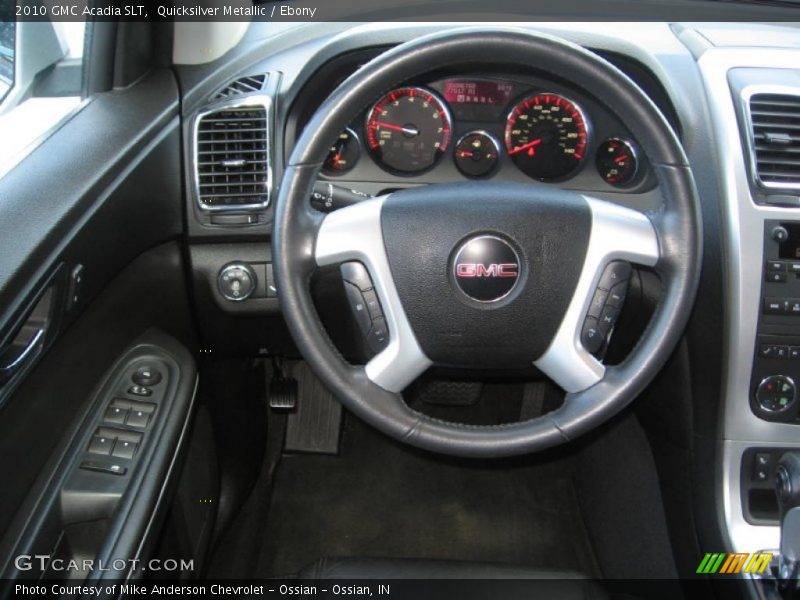 Quicksilver Metallic / Ebony 2010 GMC Acadia SLT