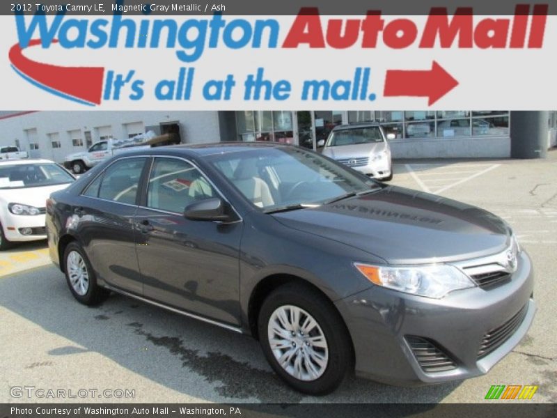 Magnetic Gray Metallic / Ash 2012 Toyota Camry LE