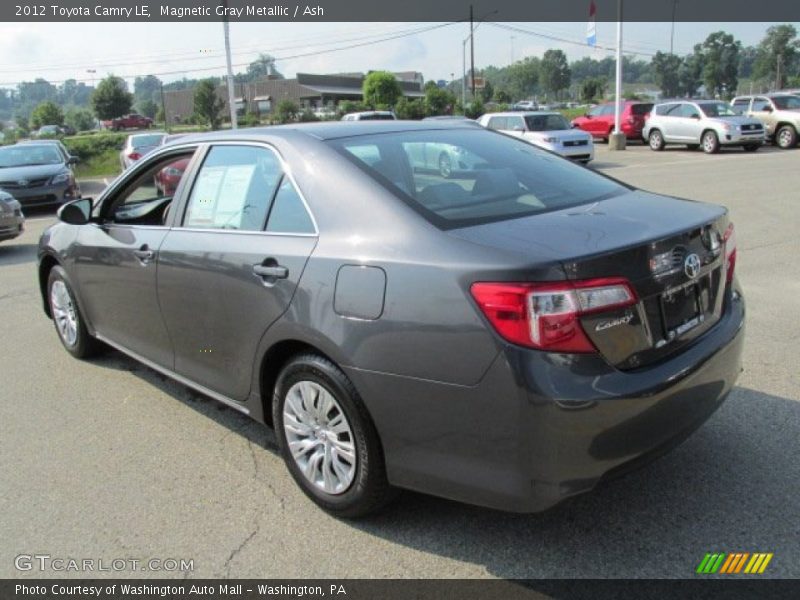 Magnetic Gray Metallic / Ash 2012 Toyota Camry LE