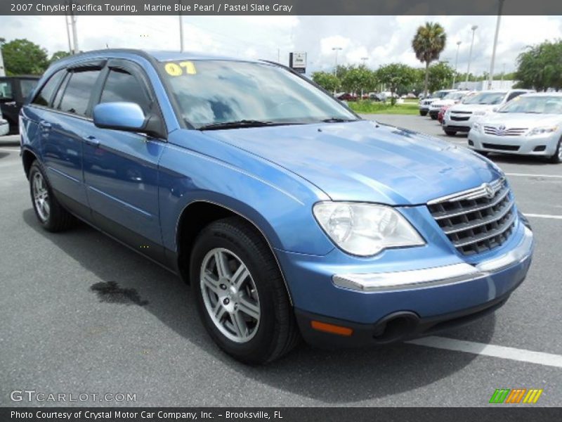 Marine Blue Pearl / Pastel Slate Gray 2007 Chrysler Pacifica Touring