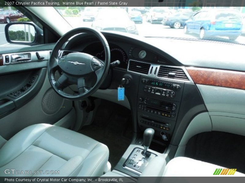 Marine Blue Pearl / Pastel Slate Gray 2007 Chrysler Pacifica Touring